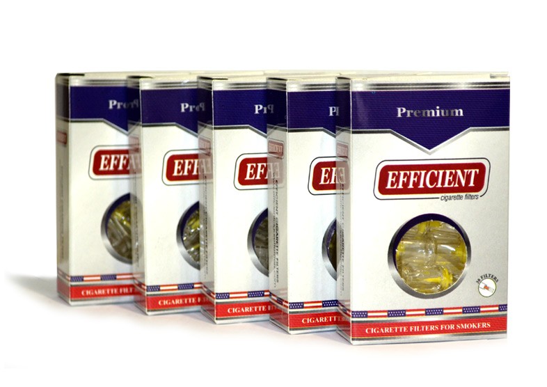 Efficient Cigarette Filters 5 packs  (150 filters)