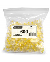 Efficient Disposable Cigarette Filters - Bulk Economy Pack (600 Per Pack)
