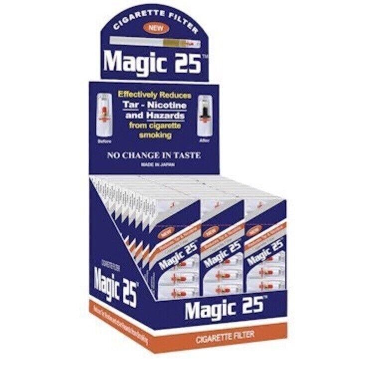 Magic 25 Disposable Cigarette Filters 30 Packs (10 Filters Per Pack)