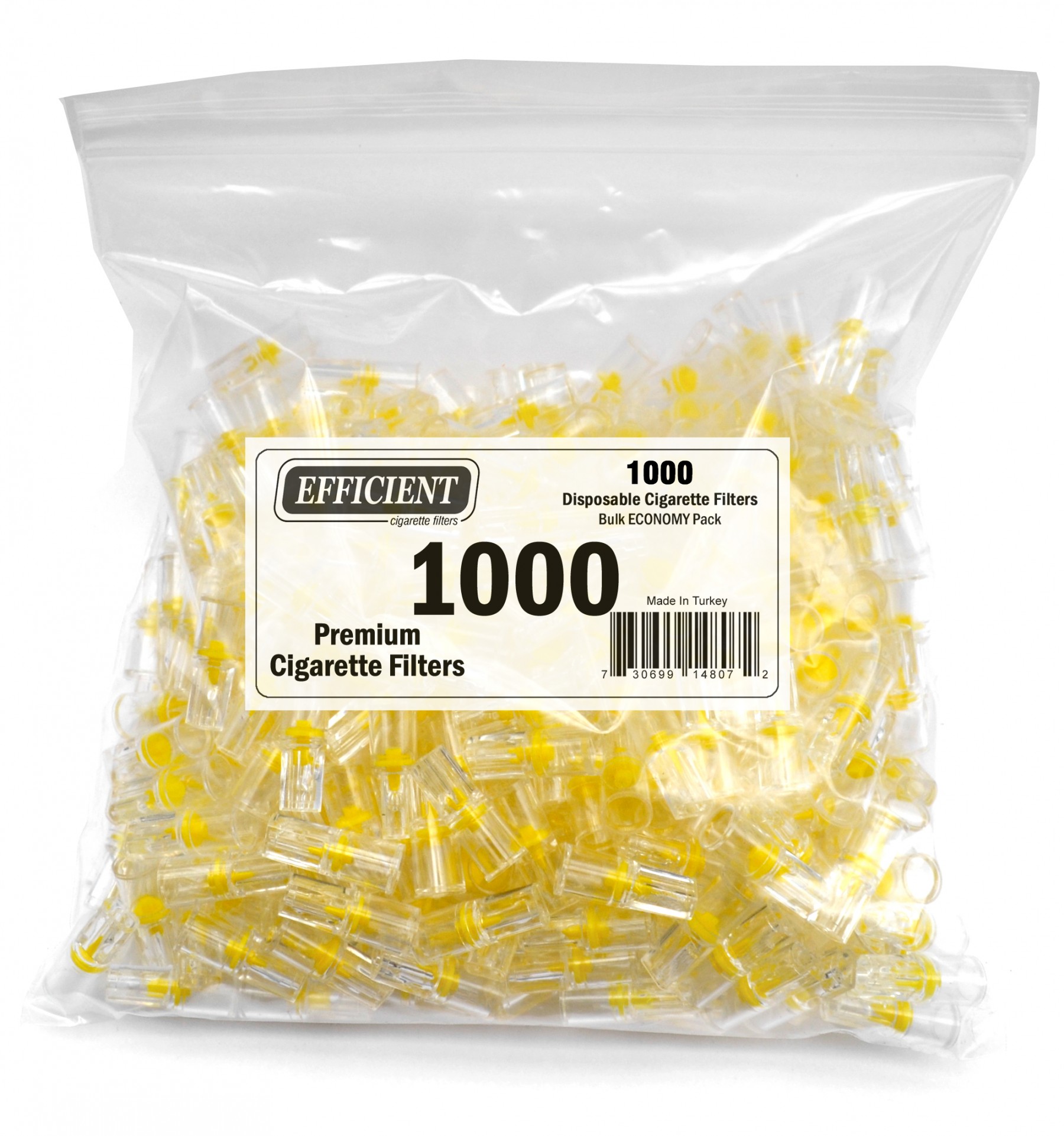 Efficient Disposable Cigarette Filters - Bulk Economy Pack (1000 Per Pack)